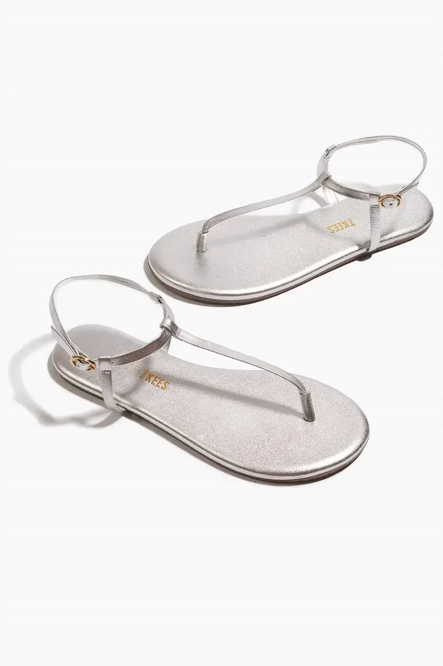 TKEES Mariana Leather T Strap Sandal Fairylust 9 NWT Beach Coastal Chic